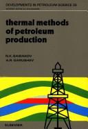 Cover of: Thermal methods of petroleum production | NikolaiМ† Konstantinovich BaiМ†bakov