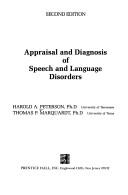 Cover of: Appraisal and diagnosis of speech and langauge | Peterson, Harold A.