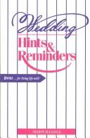 Cover of: Wedding hints & reminders