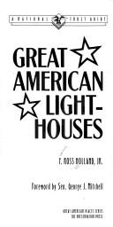 Cover of: Great American lighthouses