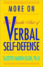 Cover of: More Verbal Self-Defense by Suzette Haden Elgin