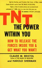 Cover of: TNT by Claude M. Bristol, Harold Sherman