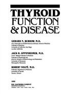 Cover of: Thyroid function & disease