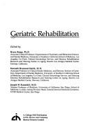 Cover of: Geriatric rehabilitation | 
