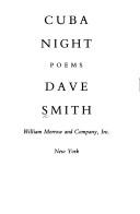 Cover of: Cuba night by Dave Smith