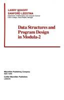 Cover of: Data structures and program design in Modula-2 by Larry R. Nyhoff, Larry Nyhoff, Larry Nyhoff