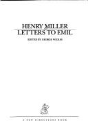 Letters to Emil by Henry Miller