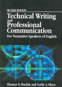 Cover of: Technical writing and professional communication by Thomas N. Huckin