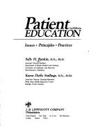 Patient education by Sally H. Rankin, Karen Duffy Stallings
