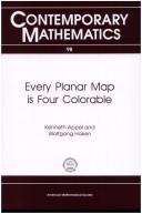 Cover of: Every planar map is four colorable
