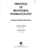 Cover of: Principles of behavioral pharmacology by Leonard W. Hamilton