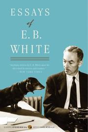 Cover of: Essays of E. B. White (Perennial Classics) by E. B. White