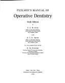 Cover of: Pickard's manual of operative dentistry by Edwina A. M. Kidd