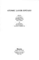 Cover of: Atomic layer epitaxy