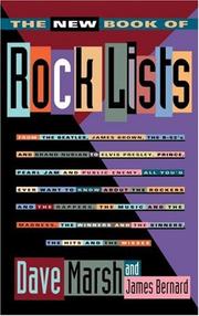 Cover of: The new book of rock lists by Dave Marsh