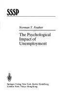 Cover of: The psychological impact of unemployment