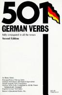 Cover of: 501 German verbs fully conjugated in all the tenses by Henry Strutz