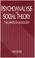 Cover of: Psychoanalysis and social theory