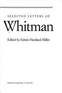Cover of: Selected letters of Walt Whitman by Walt Whitman