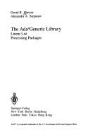 Cover of: The Ada generic library by David R. Musser