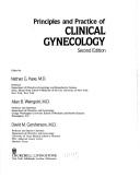 Cover of: Principles and practice of clinical gynecology by edited by Nathan G. Kase, Allan B. Weingold, David M. Gershenson.