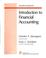 Cover of: Introduction to financial accounting