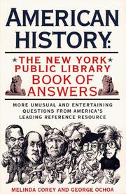 American history by Melinda Corey