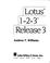 Cover of: Lotus 1-2-3 release 3