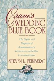 Cover of: Crane's wedding blue book