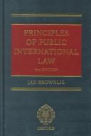 Cover of: Principles of public international law