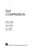 Cover of: Text compression
