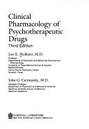 Clinical pharmacology of psychotherapeutic drugs by Leo E. Hollister