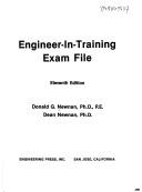 Cover of: Engineer-in-training exam file