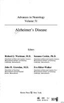 Cover of: Alzheimer's disease by editors, Richard J. Wurtman ... [et al.].