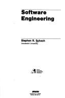 Cover of: Software engineering by Stephen R. Schach