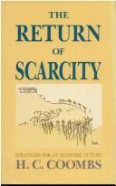 Cover of: The return of scarcity: strategies for an economic future