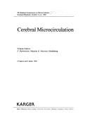 Cover of: Cerebral microcirculation by Bodensee Symposium on Microcirculation (8th 1998 Konstanz, Germany)