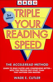 Cover of: Triple your reading speed