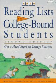 Cover of: Reading lists for college-bound students