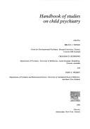Cover of: Handbook of studies on child psychiatry by edited by Bruce J. Tonge, Graham D. Burrows, and John S. Werry.