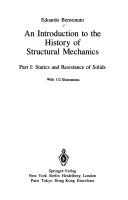 Cover of: An introduction to the history of structural mechanics