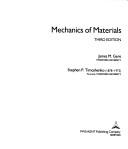 Mechanics of materials by James M. Gere