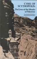 Cover of: Lives of the monks of Palestine by Cyril of Scythopolis