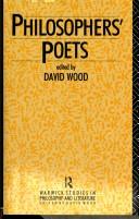 Cover of: Philosophers' poets