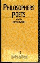 Cover of: Philosophers' poets by edited by David Wood.