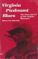 Cover of: Virginia Piedmont blues by Barry Lee Pearson