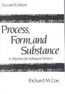 Cover of: Process, form, and substance