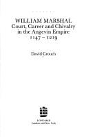 Cover of: William Marshal by David Crouch