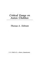 Cover of: Critical essays on Anton Chekhov