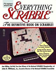 Everything Scrabble by Joe Edley, John D. Williams Jr.